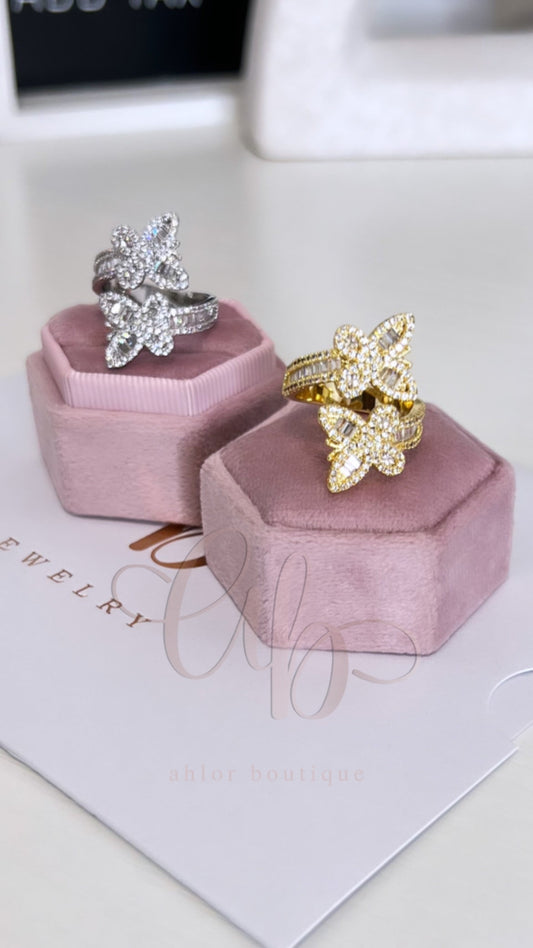 Butterfly Adjustable Ring