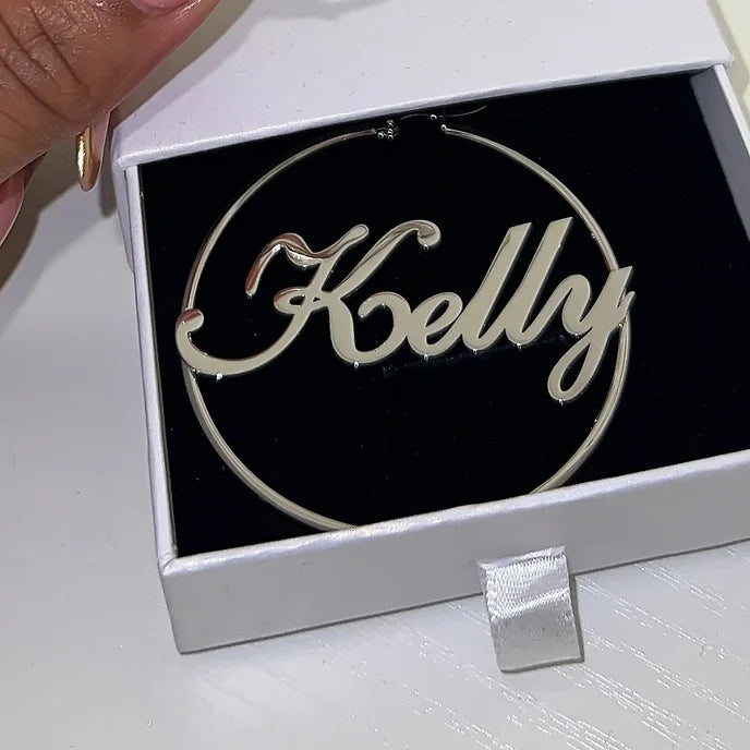 Personalized Hoop Earrings