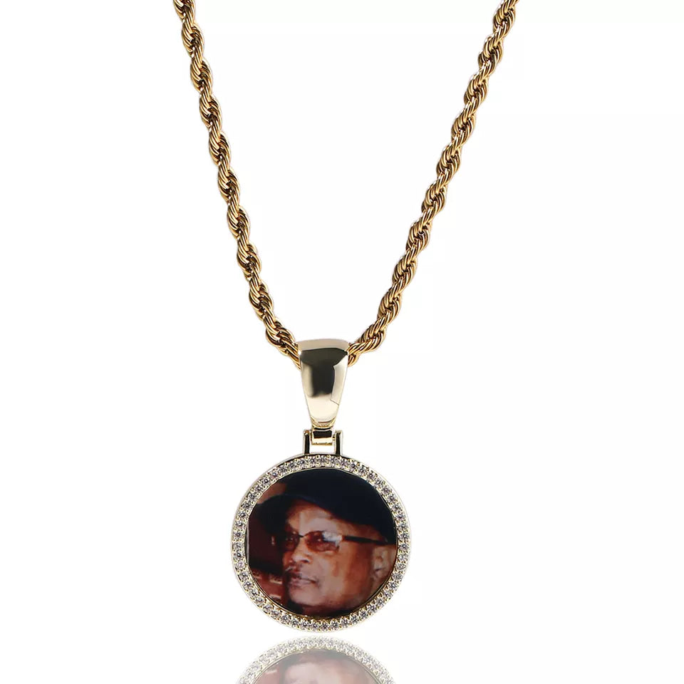 Plain Bail Photo Pendant