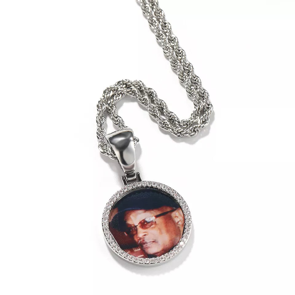 Plain Bail Photo Pendant