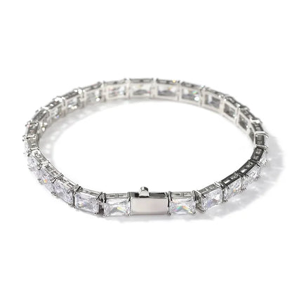 Princess Cut Tennis Bracelet